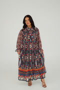 Chiffon Floral Maxi Dress